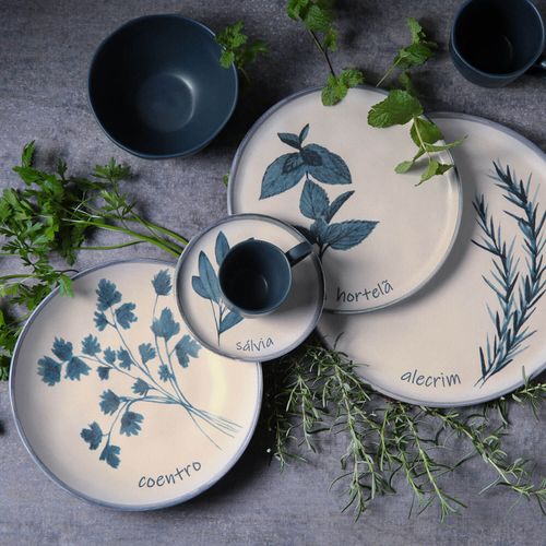 Bio Dessert Plate Stoneware Ø8.46in Apettito