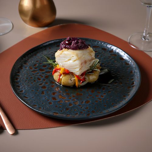 Bio Dessert Plate Stoneware Ø8.46in Stellar