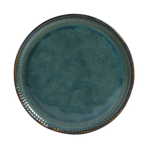 Linhas Dessert Plate Stoneware Ø8.46in Oceano