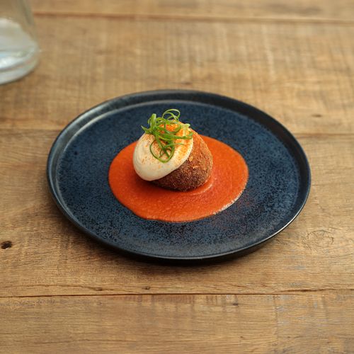 Neo Dessert Plate Stoneware Ø8.46in Night Blue
