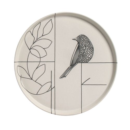 Neo Dessert Plate Stoneware Ø8.46in Biofilia