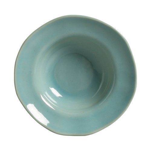 Organic Deep Rim Plate Stoneware Ø7.48x2.17in 8.45oz Curaçao