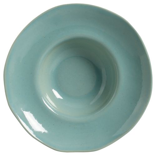 Organic Deep Rim Plate Stoneware Ø11.02x2.56in 15.22oz Curaçao