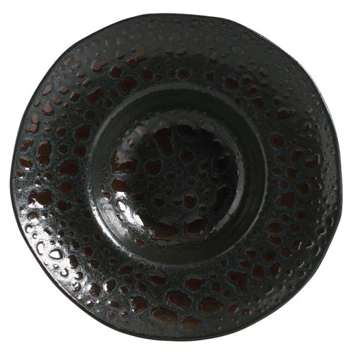 Organic Deep Rim Plate Stoneware Ø11.02x2.56in 15.22oz Stellar