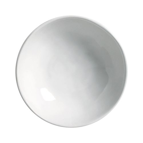 Organic Bowl Stoneware Ø6.89x2.17in 17.58oz New White