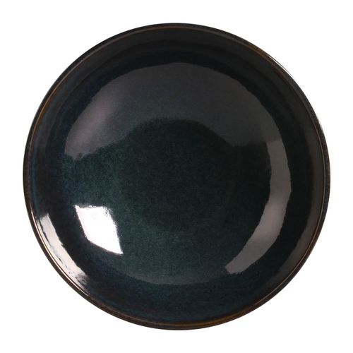 Organic Bowl Medium Stoneware Ø25x3.15in Oceano
