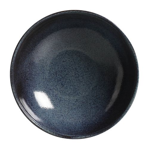 Organic Bowl Medium Stoneware Ø25x3.15in Titanium
