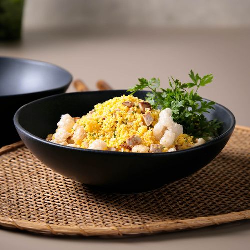 Organic Bowl Medium Stoneware Ø9.84x3.15in Black Matte